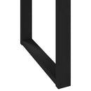 spisebord NOAIN U-formede ben 180x90x75 cm massivt træ fyrretræ
