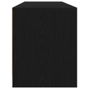 tv-bord 188,5x41x50 cm konstrueret træ sort egetræsfarve