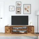 tv-bord 188,5x41x50 cm konstrueret træ antikt træ