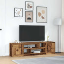 tv-bord 188,5x41x50 cm konstrueret træ antikt træ