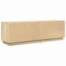 tv-bord med LED-lys 160,5x41x50 cm sonoma-eg