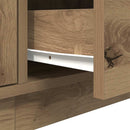tv-bord med LED-lys 193,5x41x50 cm kunsteg