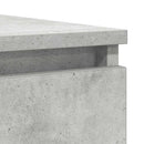 skænk med skuffer 100,5x35x76 cm konstrueret træ betongrå