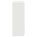 skænk med skuffer 100,5x35x98,5 cm konstrueret træ hvid