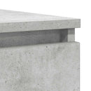 skænk med skuffer 100,5x35x98,5 cm konstrueret træ betongrå