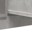 skænk med skuffer 100,5x35x98,5 cm konstrueret træ betongrå