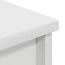 højskab 50x35x180 cm konstrueret træ hvid