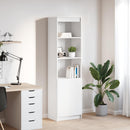 højskab 50x35x180 cm konstrueret træ hvid