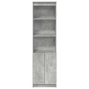 højskab 50x35x180 cm konstrueret træ betongrå