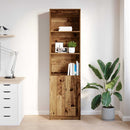 højskab 50x35x180 cm konstrueret træ gammelt træ-look