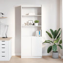 højskab 70x35x180 cm konstrueret træ hvid