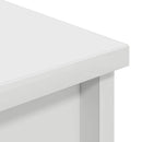 højskab 70x35x180 cm konstrueret træ hvid