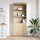 højskab 70x35x180 cm konstrueret træ sonoma-eg