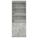 højskab 70x35x180 cm konstrueret træ betongrå