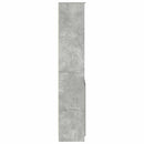 højskab 70x35x180 cm konstrueret træ betongrå