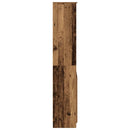 højskab 70x35x180 cm konstrueret træ gammelt træ-look