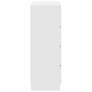 skab 80x35x99 cm konstrueret træ hvid