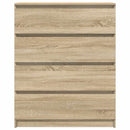 skænk 80x35x99 cm konstrueret træ sonoma-eg