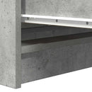 skænk 80x35x99 cm konstrueret træ betongrå