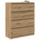 skænk 80x35x99 cm konstrueret træ kunsteg