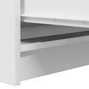 skænk 100x35x99 cm konstrueret træ hvid
