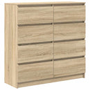 skænk 100x35x99 cm konstrueret træ sonoma-eg