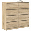 skænk 100x35x99 cm konstrueret træ sonoma-eg