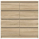 skænk 100x35x99 cm konstrueret træ sonoma-eg