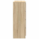 skænk 100x35x99 cm konstrueret træ sonoma-eg