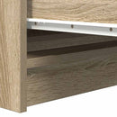 skænk 100x35x99 cm konstrueret træ sonoma-eg