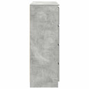 skænk 100x35x99 cm konstrueret træ betongrå