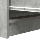 skænk 100x35x99 cm konstrueret træ betongrå