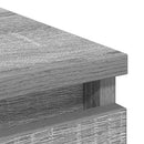 skænk 100x35x99 cm konstrueret træ grå sonoma-eg