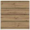 skænk 100x35x99 cm konstrueret træ kunsteg