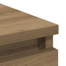 skænk 100x35x99 cm konstrueret træ kunsteg