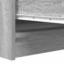 skænk 100x35x76 cm konstrueret træ grå sonoma-eg