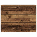 skænk 100x35x76 cm konstrueret træ antikt trælook