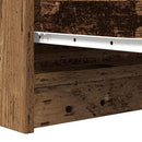 skænk 100x35x76 cm konstrueret træ antikt trælook