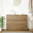 skænk 100x35x76 cm konstrueret træ kunsteg