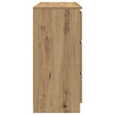 skænk 100x35x76 cm konstrueret træ kunsteg