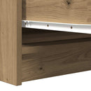 skænk 100x35x76 cm konstrueret træ kunsteg