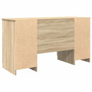 Bord med skuffe Sonoma-eg 140 x 49 x 76 cm Konstrueret træ
