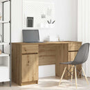 Bord med skuffe artisan eg 140 x 49 x 76 cm Konstrueret træ