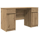Bord med skuffe artisan eg 140 x 49 x 76 cm Konstrueret træ