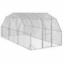 hønsegård 2,5x6x2,25 m galvaniseret stål