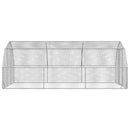 hønsegård 2,5x6x2,25 m galvaniseret stål