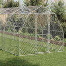 hønsegård 2,5x12x2,25 m galvaniseret stål
