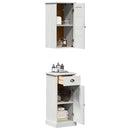 Badeværelsesskab VIGO 2 pcs Hvid og antik hvid 37 x 34 x 80 cm