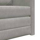 Sovesofa Lysegrå 74 x 77 x 81 cm Fløjl