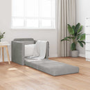 Sovesofa Lysegrå 74 x 77 x 81 cm Fløjl